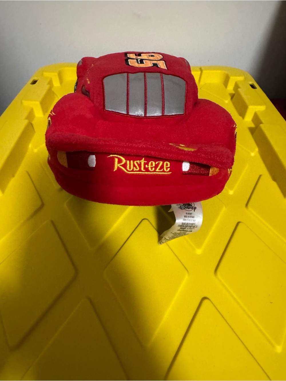 Disney Red Lightning McQueen Plush Car - Picture 3 of 7